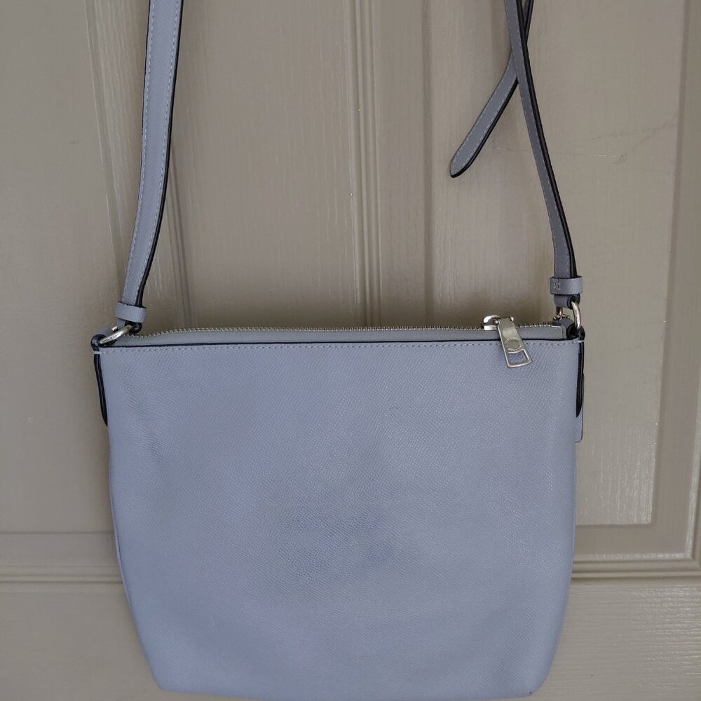 Coach Blue Leather Rowan File Crossbody Bag - Picture 2 of 6